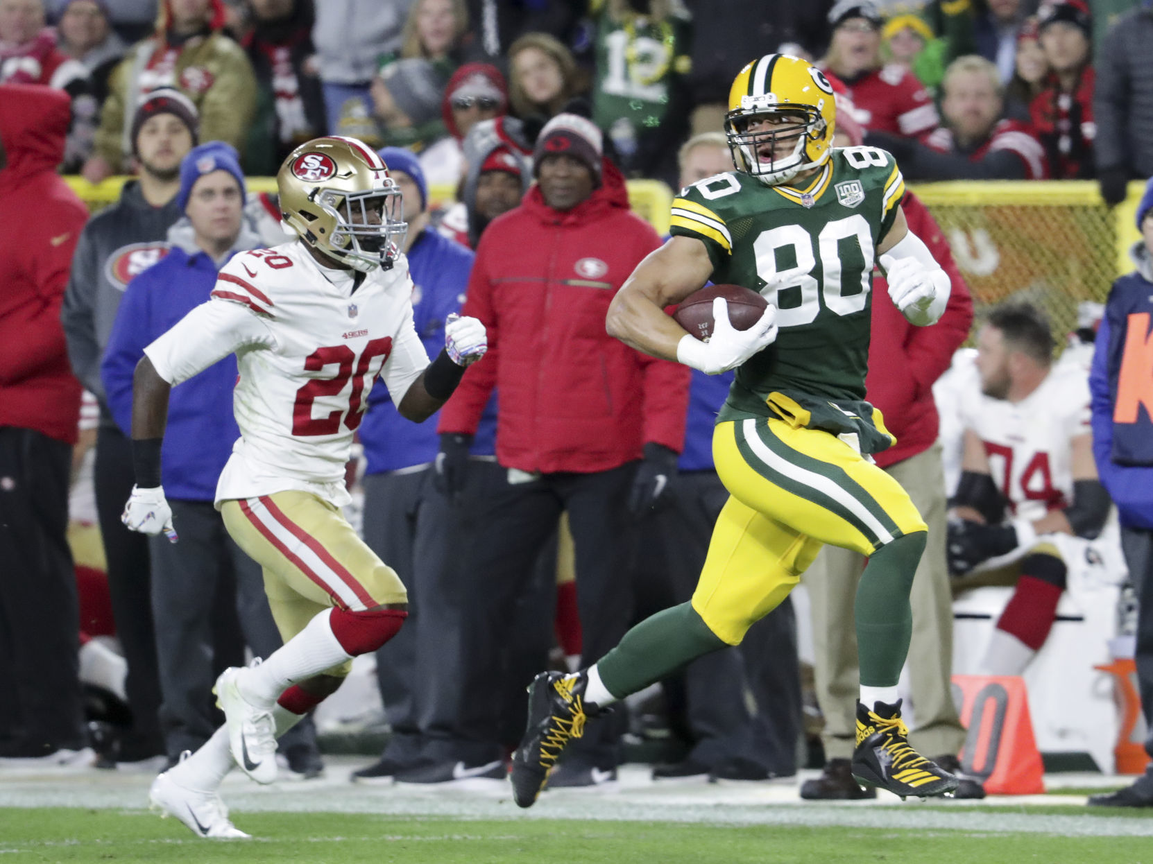 Packers 33, 49ers 30